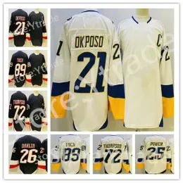 Buffalo```Kyle Okposo Reverse Retro Hockey Jersey Alex Tuch Rasmus Dahlin Owen Power Tage Thompson Dominic Hasek Jerseys