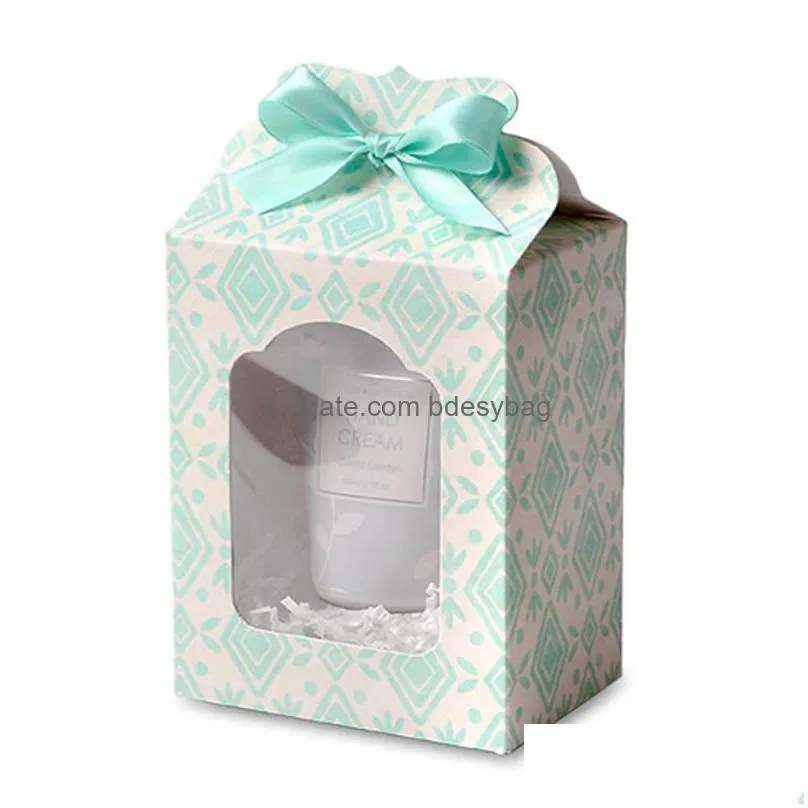 paper box transparent pvc window soap boxes jewelry gift packaging box wedding favors candy box ct0322