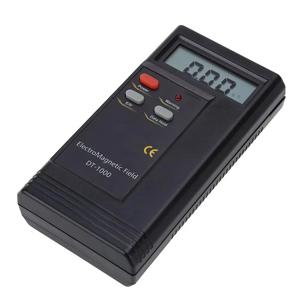 Radiation Testers Wholesale Professional Dt-1000 Digital Lcd Electromagnetic Radiation Detector Emf Meter Dosimeter Tester Dt1000 Drop Dh2Bs