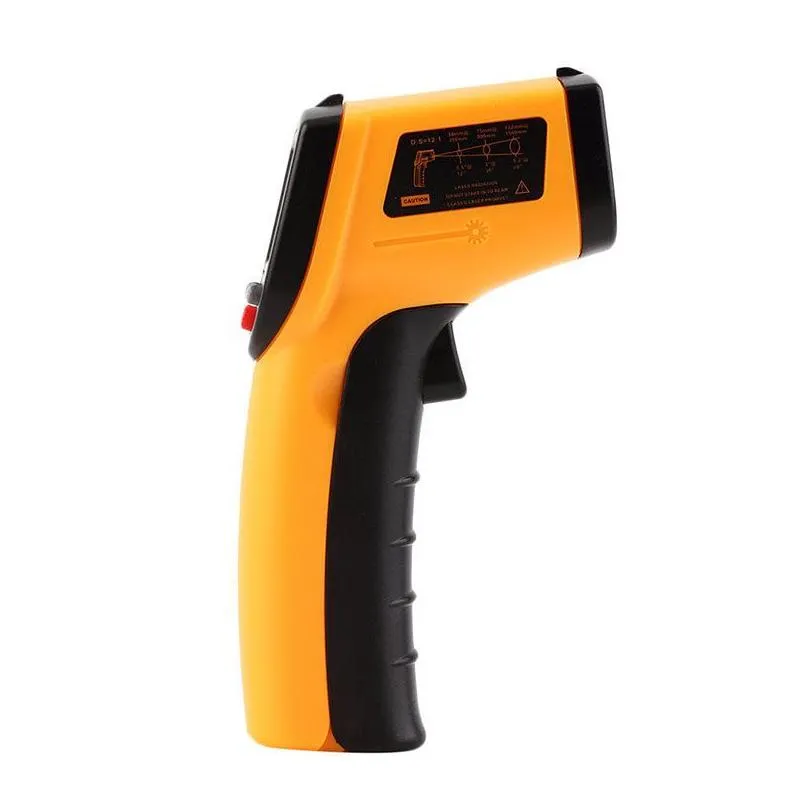 Temperature Instruments Wholesale Thermometer Gun Nice Non-Contact Lcd Ir Laser Infrared Digital Temperature Drop Delivery Office Scho Dhqa0