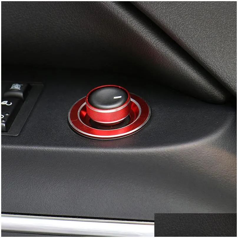 Other Interior Accessories Car Mirror Switch Cigarette Lighter Trim Button Decoration Er For Jeep Wrangler Jk 2011- Interior Accessori Dhlq4