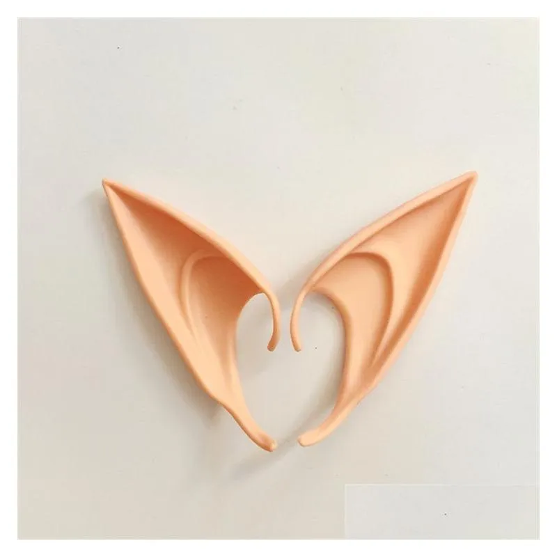 Party Masks Elf Ear Halloween Fairy Cosplay Accessores Vampire Party Mask For Latex Soft False 10Cm And 12Cm Wx9 Drop Delivery Home Ga Dhhbp