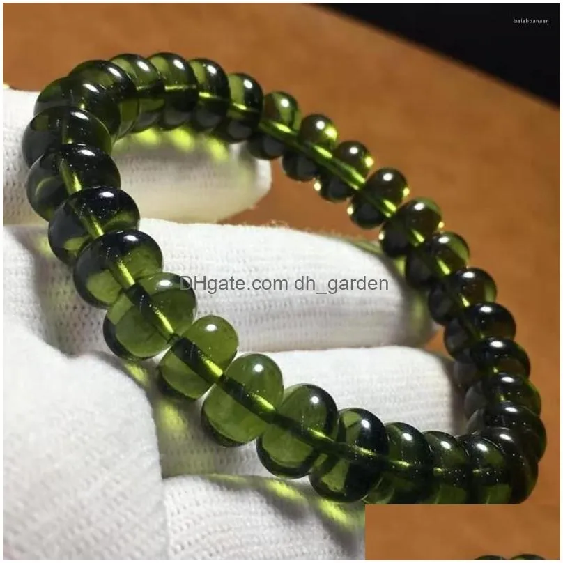 pendant necklaces natural moldavite green aerolites czech crystal stone raw grinding 9mm bead meteorite bracelet