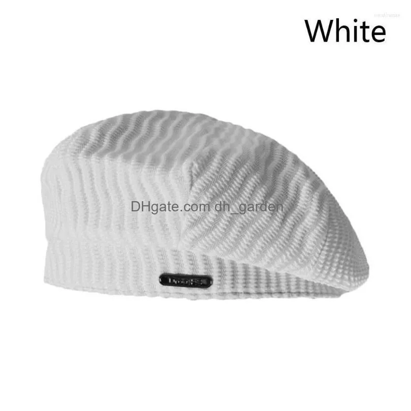 berets women girl blank breathable retro visor cap octagonal sboy beret painter hat