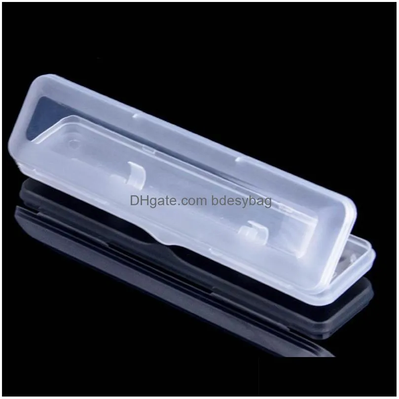pp plastic transparent box pen box stationery pen boxes tool boxes wholesale lx4256