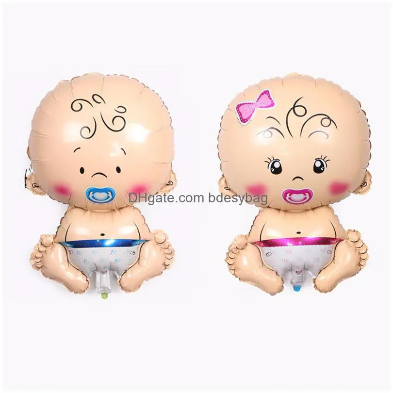 boys girls cartoon inflatable helium foil balloon baby birthday paty christmas event 100 day arrangement decoration za5015