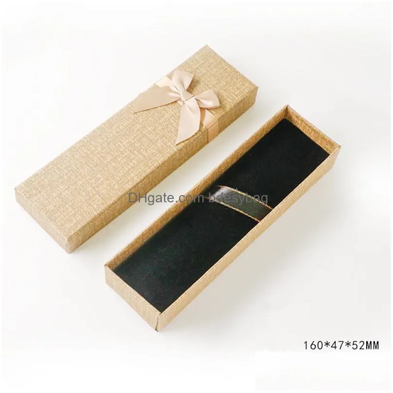 bow ribbon gift box lovely festival gift boxes high grade package gift box pencil case boxes wholesale lx2670