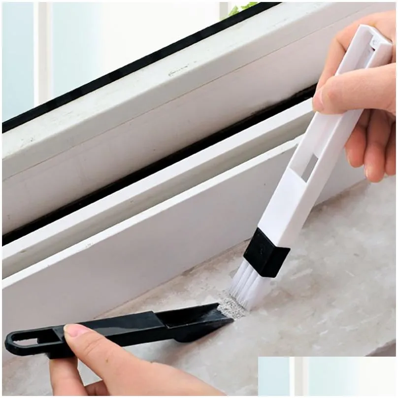 Cleaning Brushes Mti Purpose Kitchen And Bathroom Gap Brush Computer Keyboard Door Window Groove Cleaning Drop Delivery Home Garden Ho Dhrtq