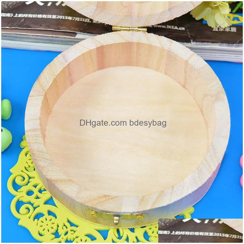 jewelry box round wooden boxes boutique gift wooden box gift jewelry box wholesale lx00384