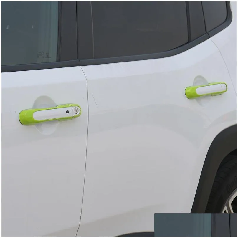 Other Exterior Accessories Abs Exterior Door Handle Ers Decoration Accessories For Jeep Renegade Car Drop Delivery Automobiles Motorcy Dhpul