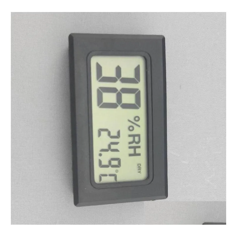 Temperature Instruments Wholesale Mini Digital Lcd Indoor Temperature Humidity Meter Thermometer Hygrometer Temperatures Gauge Hygrome Dhm98