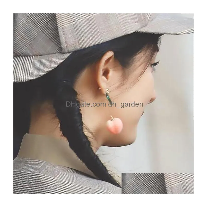 dangle chandelier korean cute stud safety pin earrings statement fashion minimalist fruit earings for women designer drop earring
