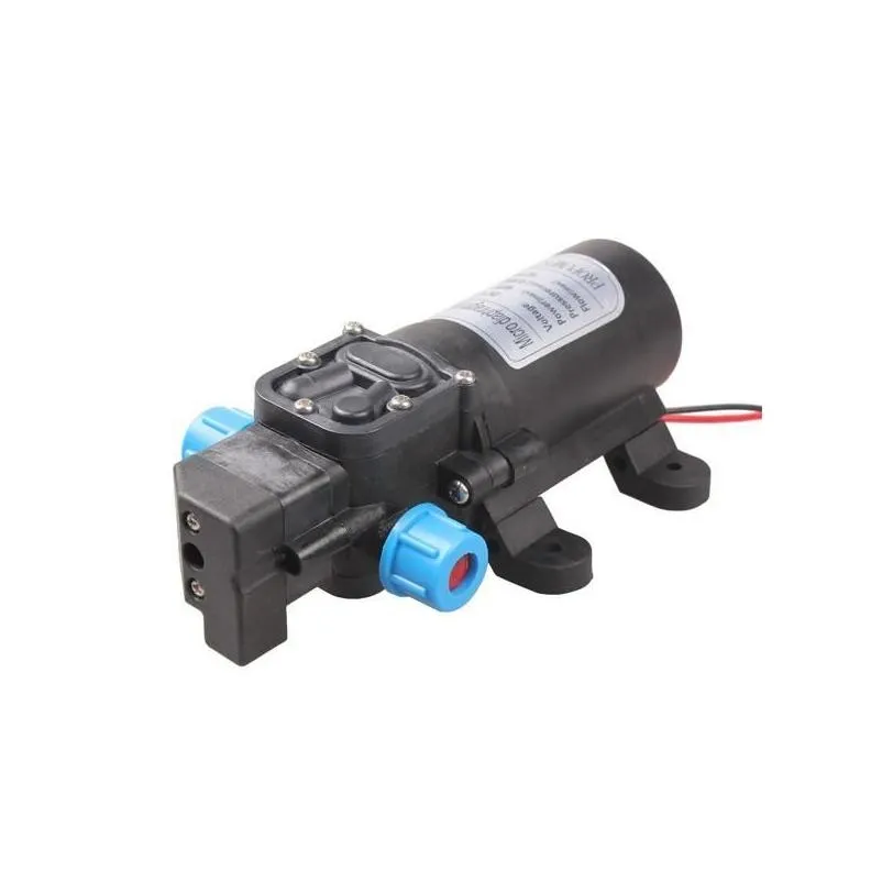 Pumps Wholesale Dc 12V 60W Mini Micro Diaphragm High Pressure Water Pump Matic Switch 5L/Min H210417 Drop Delivery Office School Busin Dhcqq