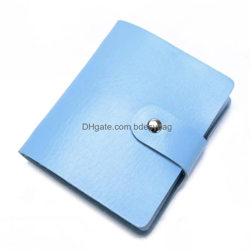 60 bit slots large capacity new business cards bags women men antimagnetic packs bank id holders card holder sets lz0538