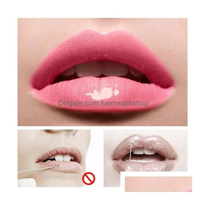 Lip Gloss Lip Maximizer Lipgloss Moisturizing Enhancement Gloss Tint Increase Elasticity Repairing Brighten Oil Care 6Pcs Drop Deliver Dhbec