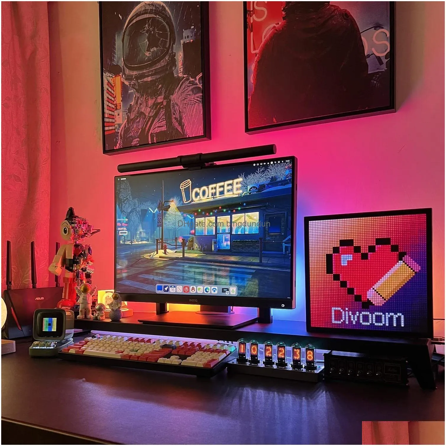 Divoom Pixoo 64 デジタルフレーム【ジャンク】 Amazon | Divoom（ディブーム）Pixoo 64 デジタルフレーム 64*64