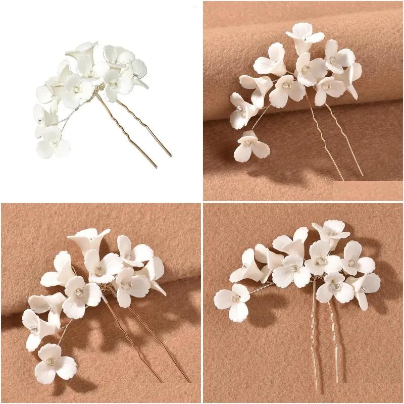 Hair Clips Chinese Style Stick Vintage Long Tassel Chopsticks With Minimalist Pearl Leaves