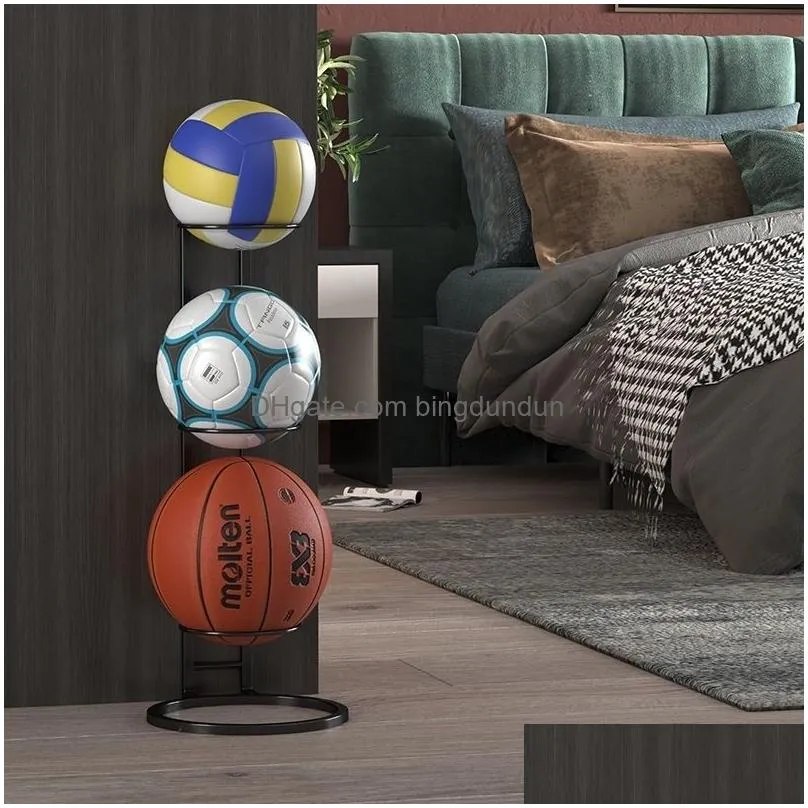 Storage Holders & Racks Storage Holders Racks Indoor Children Basketball Put Ball Football Basket Placed Garten Volleyball Stand Holde Dhoqz