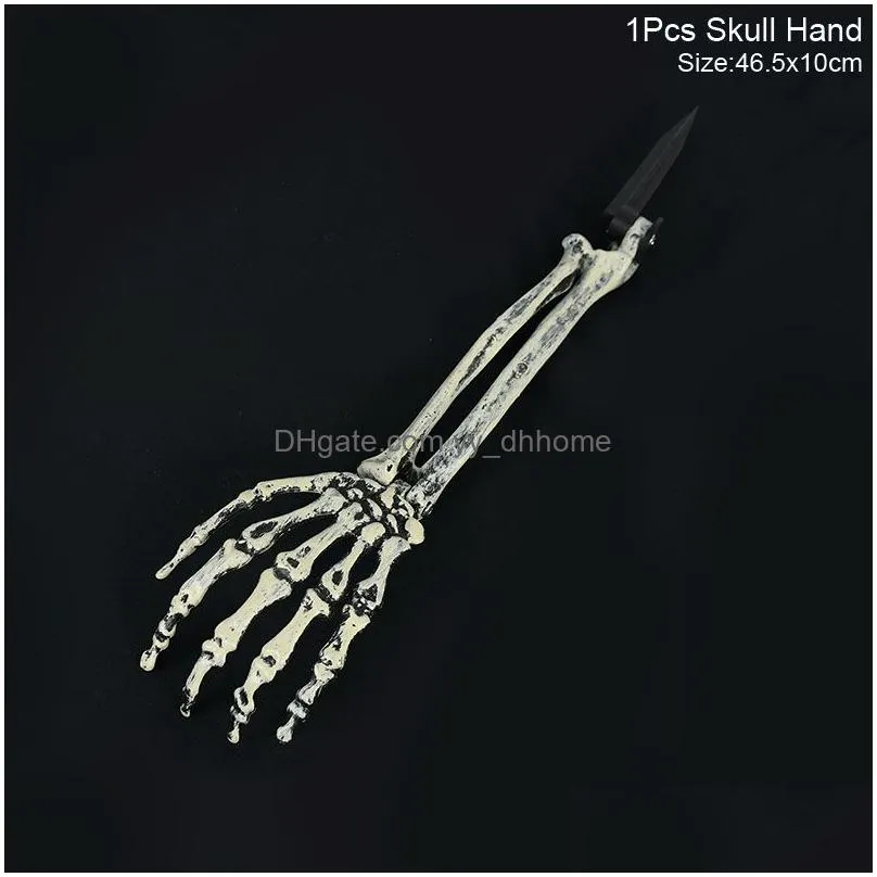 other festive party supplies halloween decoration props simulation skeleton hand bone family outdoor secret room horror 220922