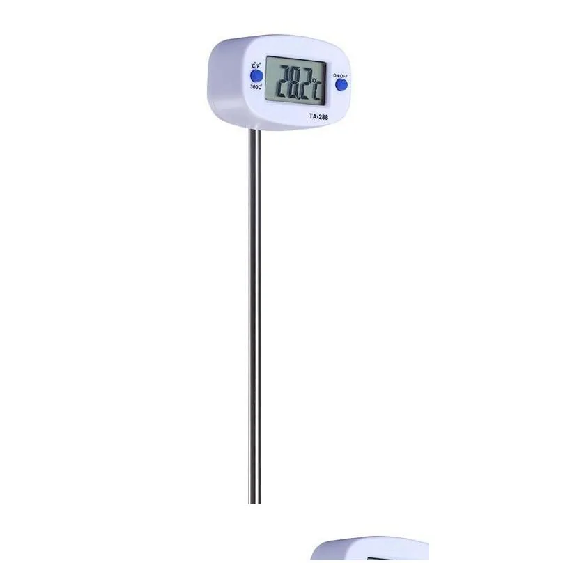 Household Thermometers Ta288 Needle Digital Probe Thermometer Temperature Measuring Instrument Barbecue Liquid Oil Bbq Thermometers Dr Dh6Kq