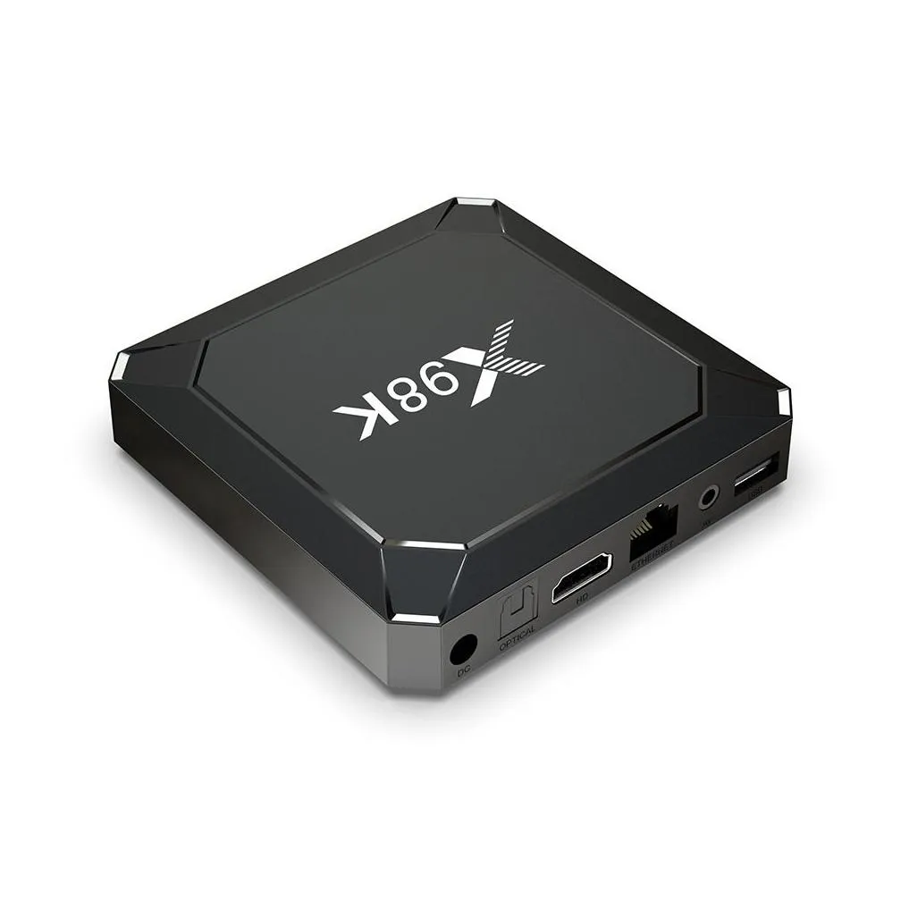 X98K Android 13 Smart TV Box Wifi 6 Rockchip RK3528 2G 16G 2.4G 5G Dua WIFI BT 5.0 16GB 4GB 32GB Set Top TV Box Media Player