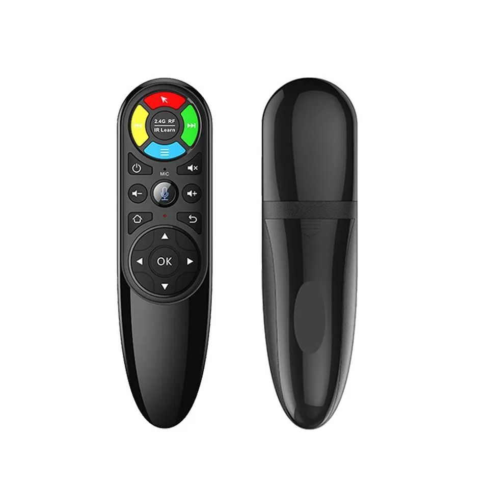 Q6 PRO Voice Remote Control 2.4G Wireless Air Mouse with Gyroscope Backlit IR Learning for Android TV Box H96 MAX X96 MAX TX6S