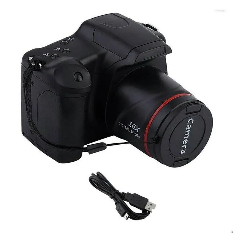 Digital Cameras Portable Travel Vlog Camera Pography 16X Zoom 1080P HD SLR Anti-Shake Po For Live Stream