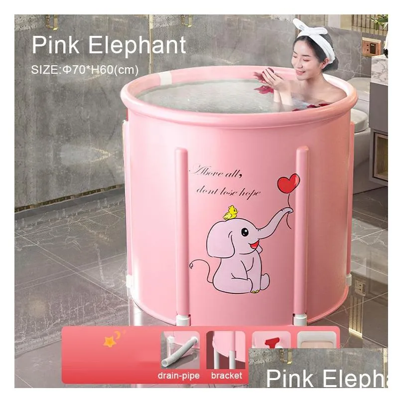 Other Bath & Toilet Supplies Other Bath Toilet Supplies Portable Collapsible Bucket Bathtub Large Capacity Bathroom Ice Winter Shower Dhakv