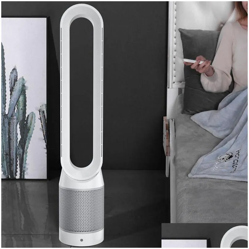 Other Home & Garden Other Home Garden Air Purification Circation Bladeless Fan Tra-Quiet Dormitory Desk Floor Electric Tower Room Drop Dhbfv