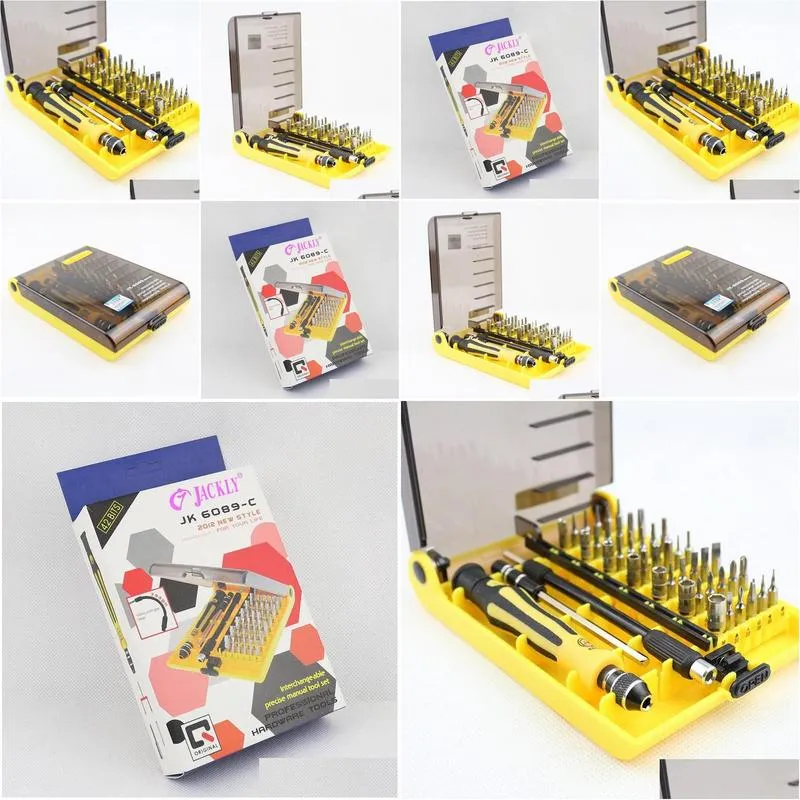 Screwdrivers Wholesale Precision 45 In 1 Electron Torx Mini Magnetic Screwdriver Tool Set Hand Tools Kit Opening Repair Phone H210602 Dholt