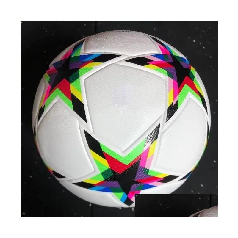 2023 2024 Top quality European champion Soccer ball 23 24 League Final KYIV PU size 5 balls granules slip-resistant football