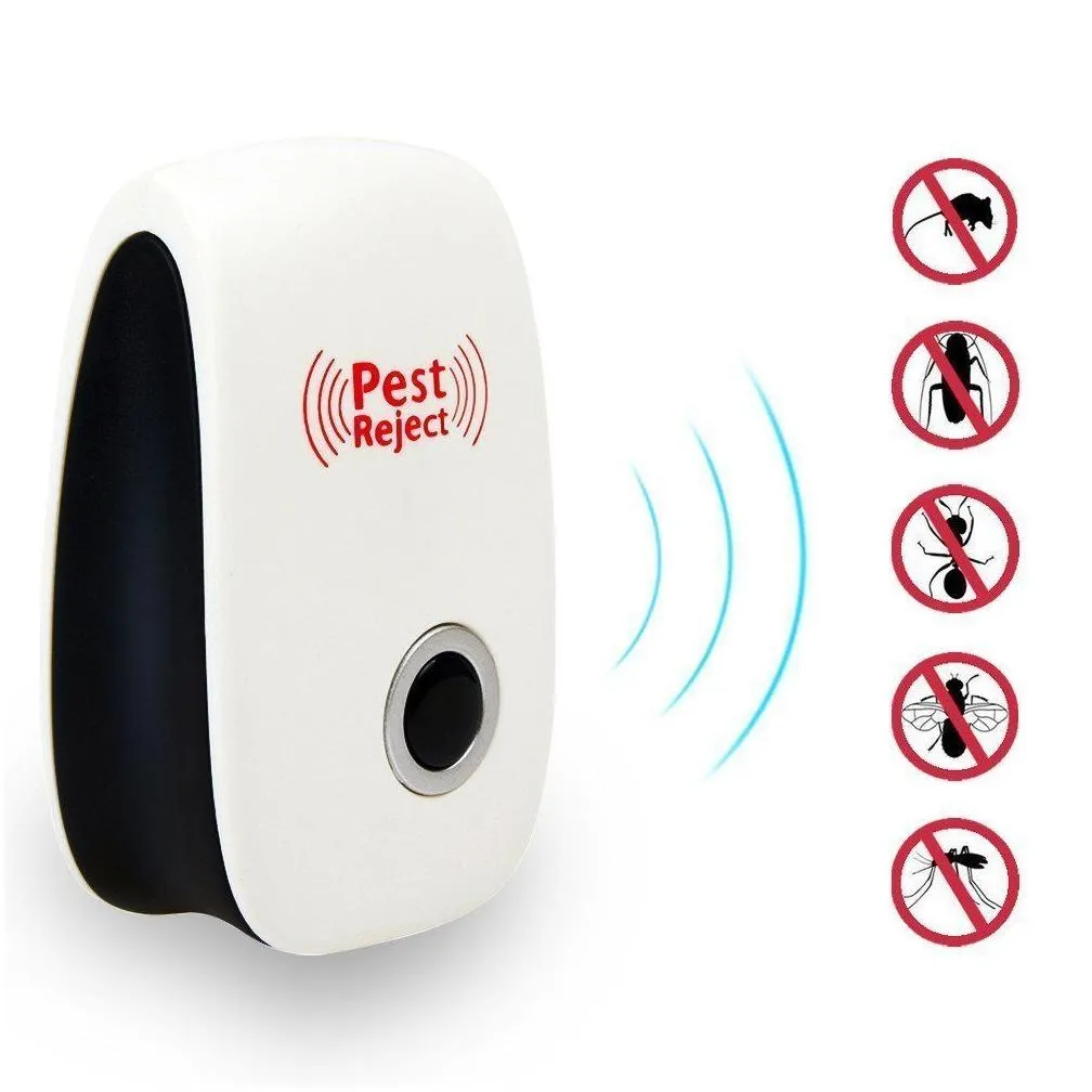 Pest Control Pest Soldier Control Trasonic Repellent Electronic Plug In Repeller For Insect White Repellers Human Pets Safe Pack 4 Box Dhy7I