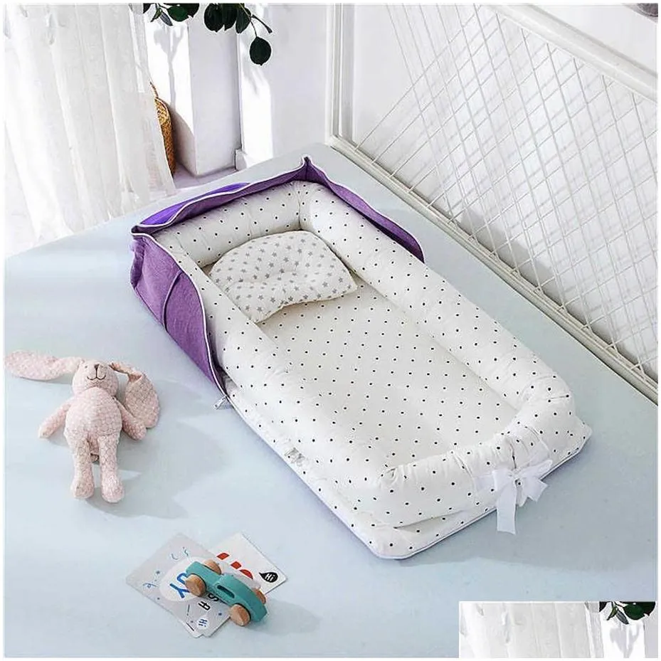 Playpen Travel Nest Portable Baby Bed Cradle Newborn Crib Fence Bed For Kids Baby Bassinet203c