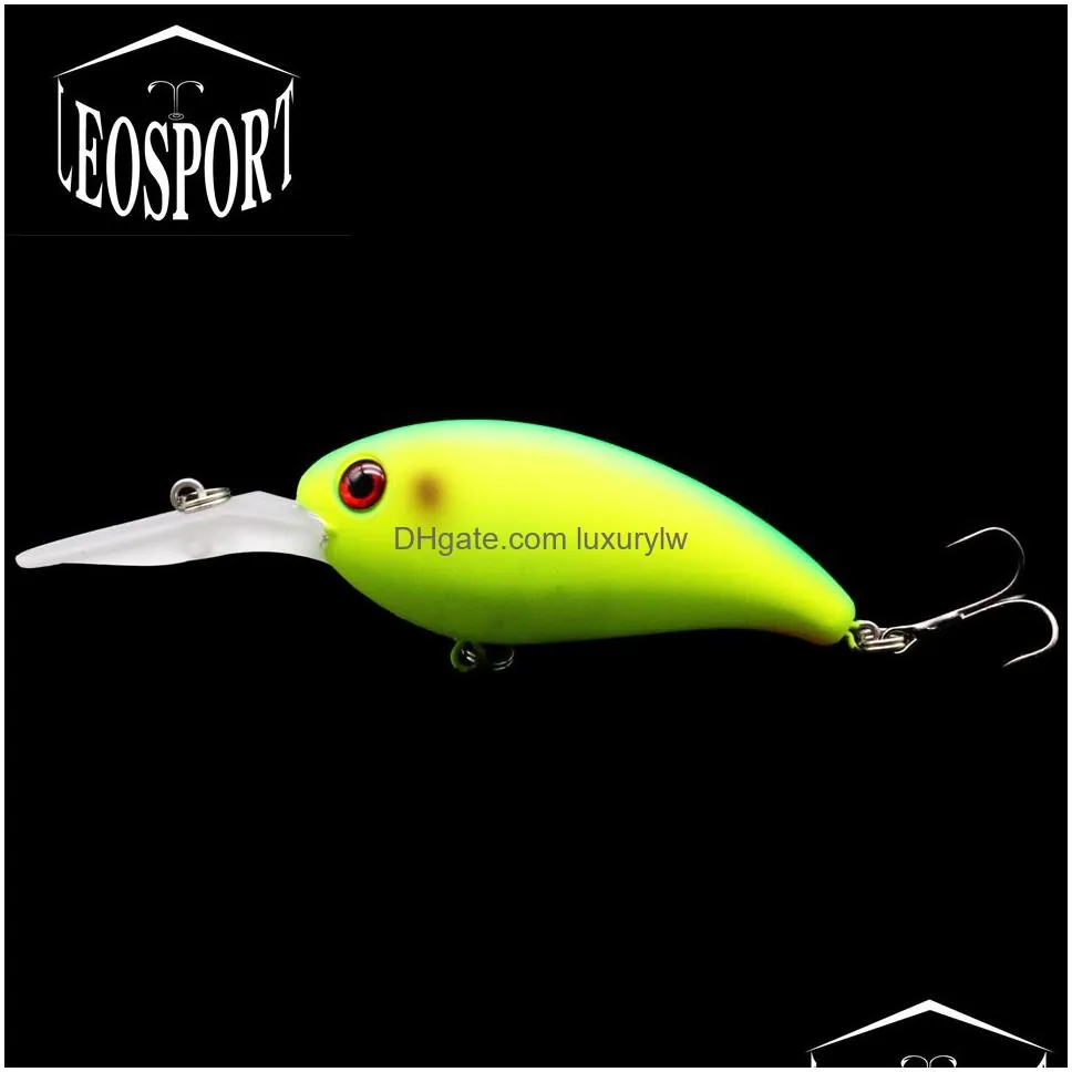 Baits & Lures Baits Lures 1Pcs Crank Fishing Lure Artificial Hard 10Cm 15G Crankbait Jerkbait Wobbler Tackle Good Treble Drop Delivery Dhr9Q