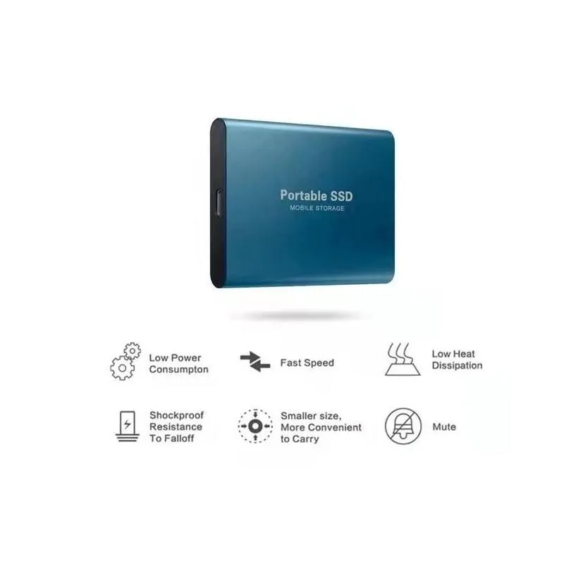 External Hard Drives Mini SSD12T 8TB 6TB 4TB 2TB 1TB Mobile Solid State Notebook Drive