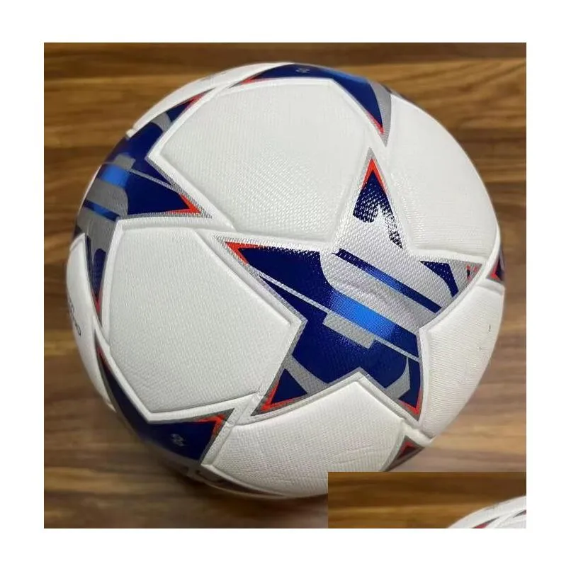 2023 2024 Top quality European champion Soccer ball 23 24 League Final KYIV PU size 5 balls granules slip-resistant football