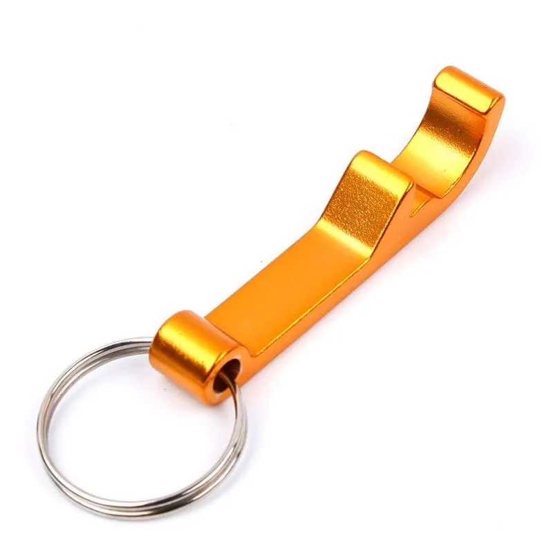 Openers Portable Mini Bottle Opener Keychain Mti Colors Metal Beer Can Openers Home Bar Party Tool Drop Delivery Home Garden Kitchen, Dhrlz