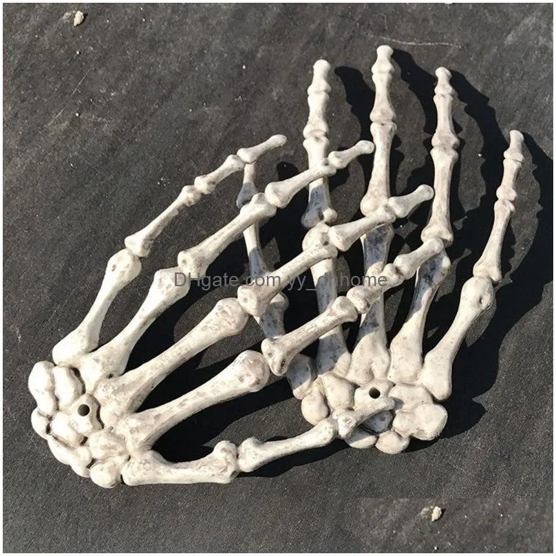 other festive party supplies halloween decoration props simulation skeleton hand bone family outdoor secret room horror 220922