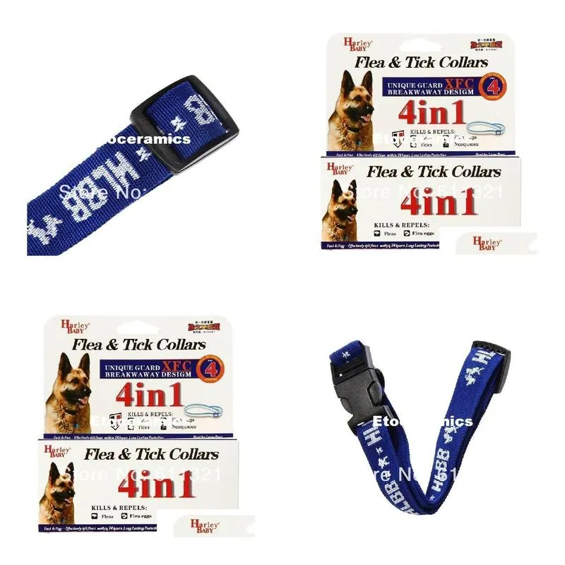 Dog Collars & Leashes New Kill Flea Tick Collar For Large Dog Cat Pet Supplies Product Adjustable 12-18.5 Drop Delivery Home Garden Pe Dhmsc