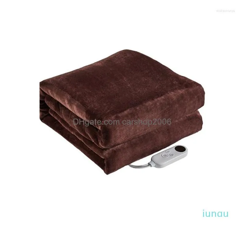 blankets electric blanket thicker heater single body warmer heated thermostat heating 152x127cm us plug 021