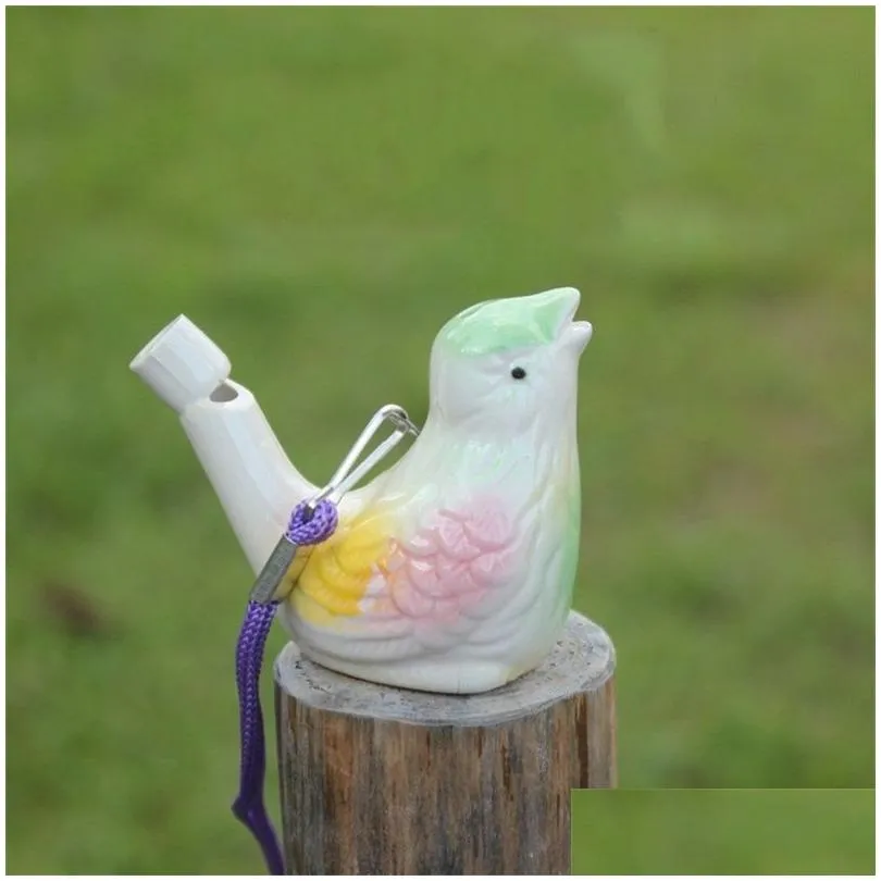 Party Favor Bird Shape Whistle Children Ceramic Water Ocarina Arts And Crafts Kid Gift For Many Styles 1 1Yx C Drop Delivery Home Gard Dhgwn