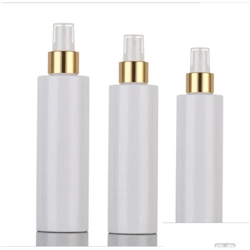 100ml 150ml 200ml white spray pump white bottles containers,empty white plastic spray bottle for cosmetic packaging free shipping