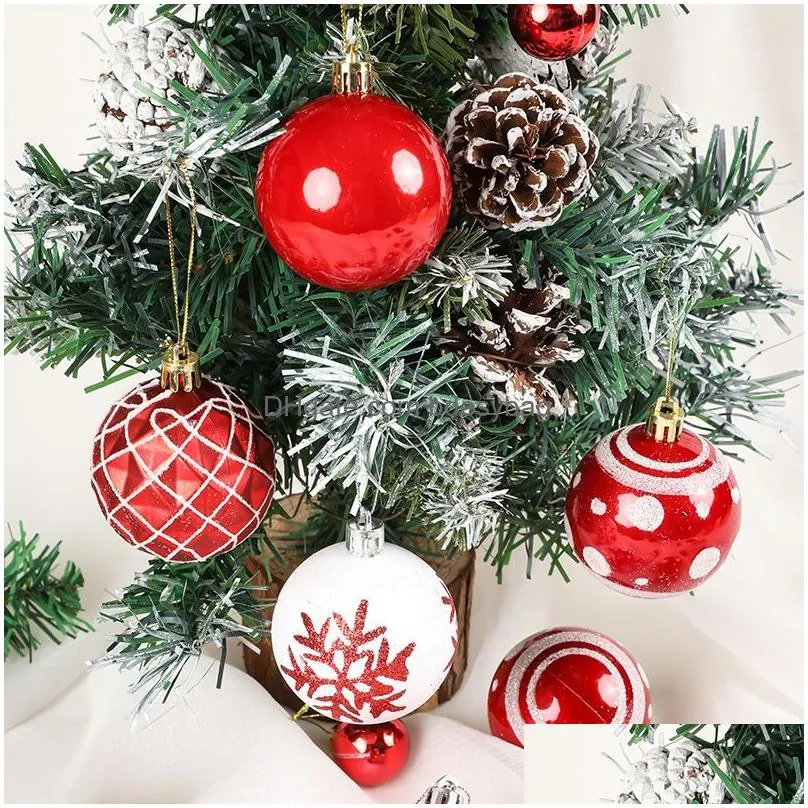 Christmas Decorations Christmas Ball Tree Decoration Ornaments For Home Decor Halloween New Year Navidad Pendant Accessory Drop Delive Dhjov