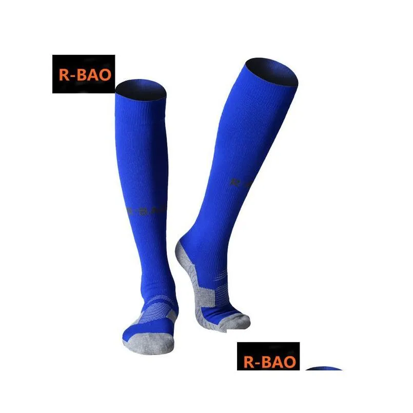 Brand Adult Men`s Football Stockings Cycling Sock Soccer Long Footwear Ankle and Calf Football Socks Women Thicken Cotton Sports