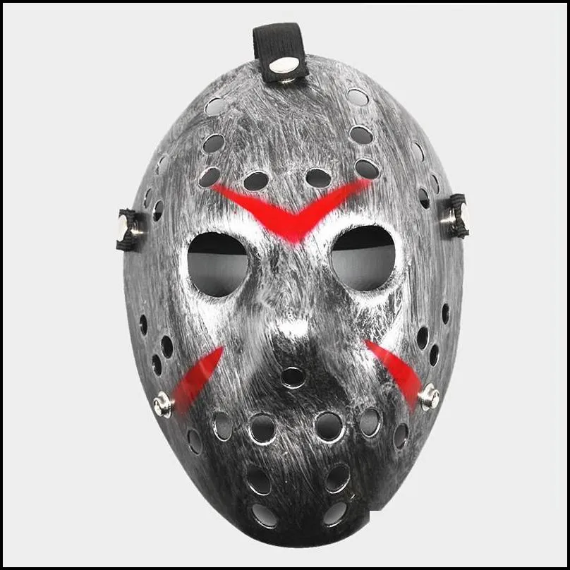 masquerade masks jason voorhees mask friday the 13th horror movie hockey mask scary halloween costume cosplay plastic party masks fy2931