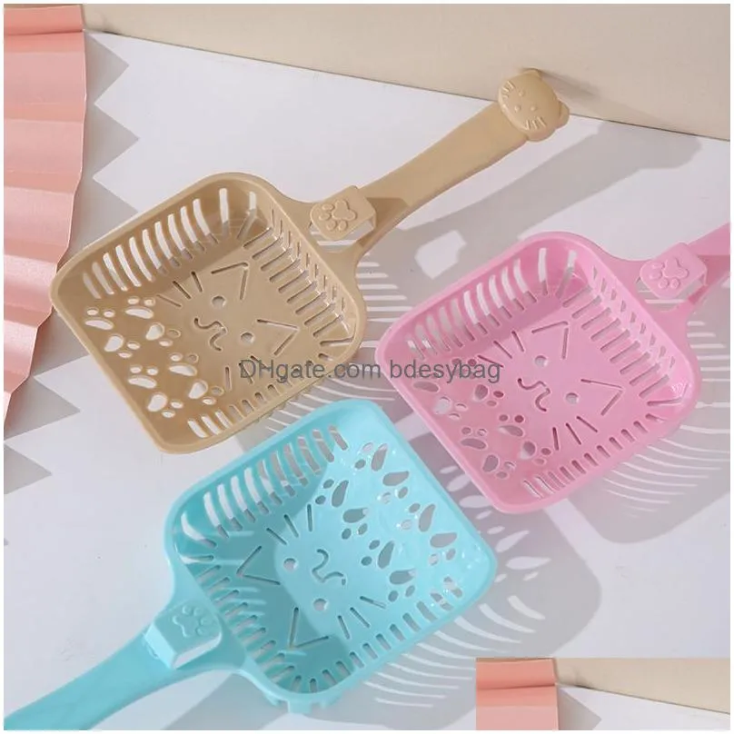 Other Dog Supplies Usef Pet Feeding Shovel Cat Food Scoop Large Capacity Thickening Dog Spoon Plastic Feeder Supplies Drop Delivery Ho Dhnde