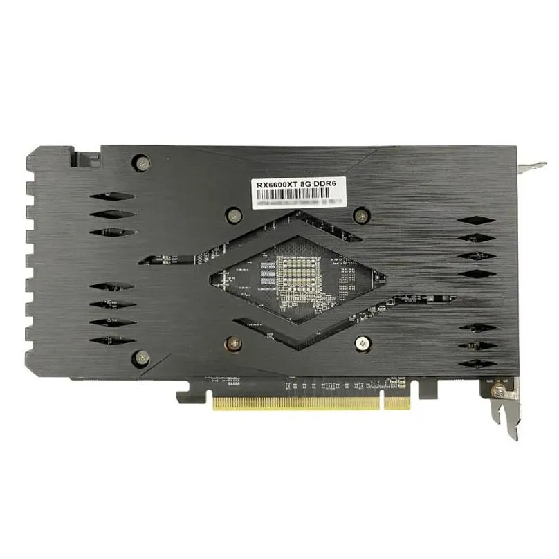 Graphics Cards 6600XT 8G D6 AMD Gaming Video Card With 128Bit GDDR6 16GHz 3DP 3D Feature For Desktop CardsGraphics