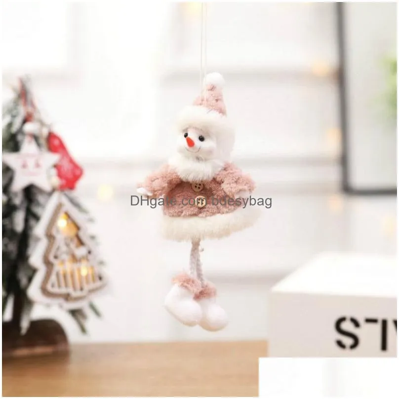 Christmas Decorations Creative New Year Gift Cute Christmas Angel Doll Xmas Tree Ornament Decoration For Home Drop Delivery Home Garde Dhfj5