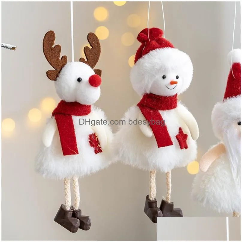 Christmas Decorations Xmas Tree Pendant Ornaments New Year Gifts Christmas Decorations Angel Dolls Decoration For Home Drop Delivery H Dhk9Y