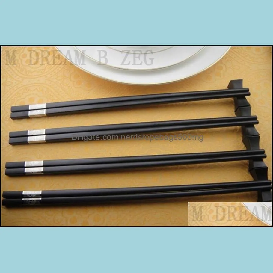 black color chopstick rest chinese traditional pillow shaped chopsticks holder restaurant home flatware rack